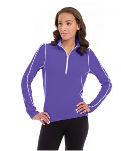 Olivia 1/4 Zip Light Jacket-S-Purple