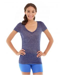 Minerva LumaTech&trade; V-Tee-XL-Blue